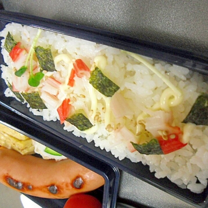 すし飯でお弁当　手巻き寿司の翌日に☆